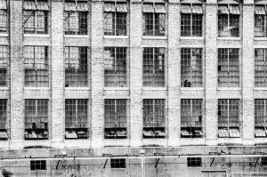 An abandoned utillity building in Great Falls, Montana.