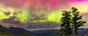 Aurora over the Kootenai Valley.