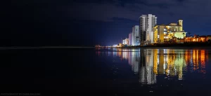 Daytona Beach and the Atlantic coast.