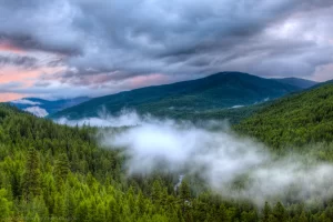 A summer storm in the Yaak Valley.